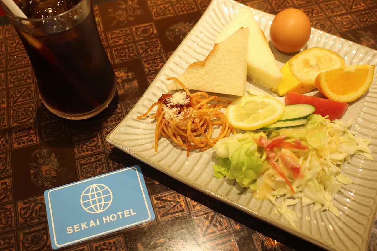 Sekai Hotel Shika Осака Екстер'єр фото